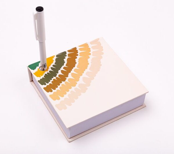 BLOCO CANETA MAGNOLIA BOHO ARCO RISCADO