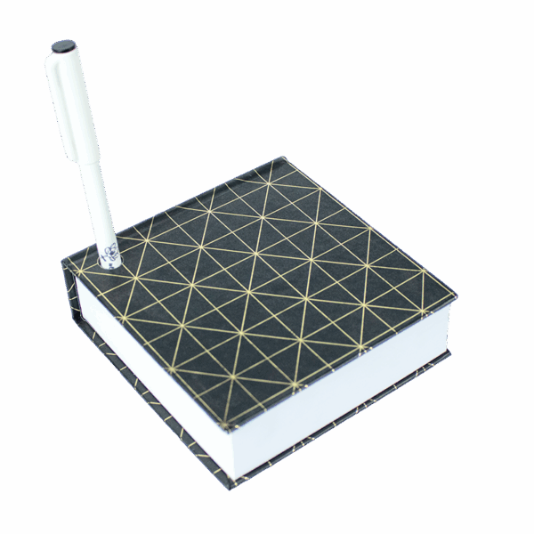 BLOCO CANETA MAGNOLIA MIRANDA GEOMETRICO