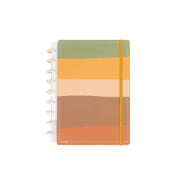 CADERNO DE DISCO MAGNOLIA BOHO CAMADAS