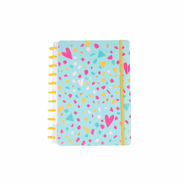 CADERNO DE DISCO MAGNOLIA BOROGODO TERRAZZO