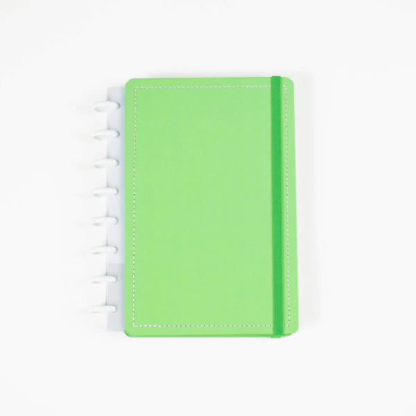 CADERNO DE DISCO MAGNOLIA NOSTALGIA BASIC GREEN