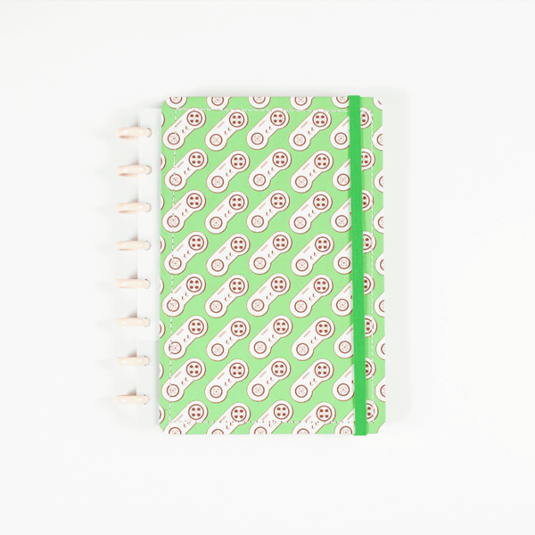 CADERNO DE DISCO MAGNOLIA NOSTALGIA GAME RETRO