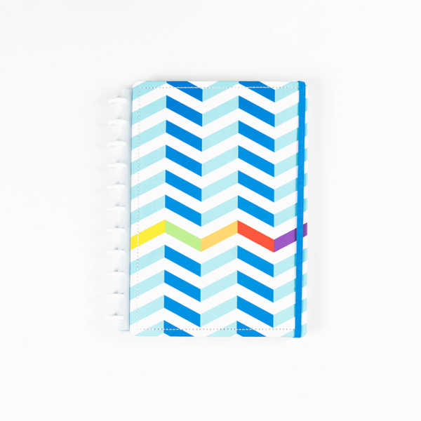 CADERNO DE DISCO MAGNOLIA ORIGEM CHEVRON