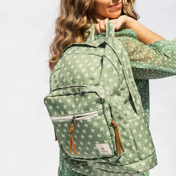 MOCHILA CLASSICA MAGNOLIA BOHO MARGARIDAS