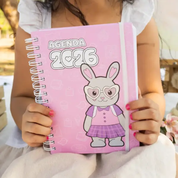 AGENDA DE COLORIR 2026 MAGNOLIA ROSA
