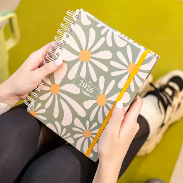 PLANNER CLASSIC 2026 MAGNOLIA BOHO MARGARIDAS 70S
