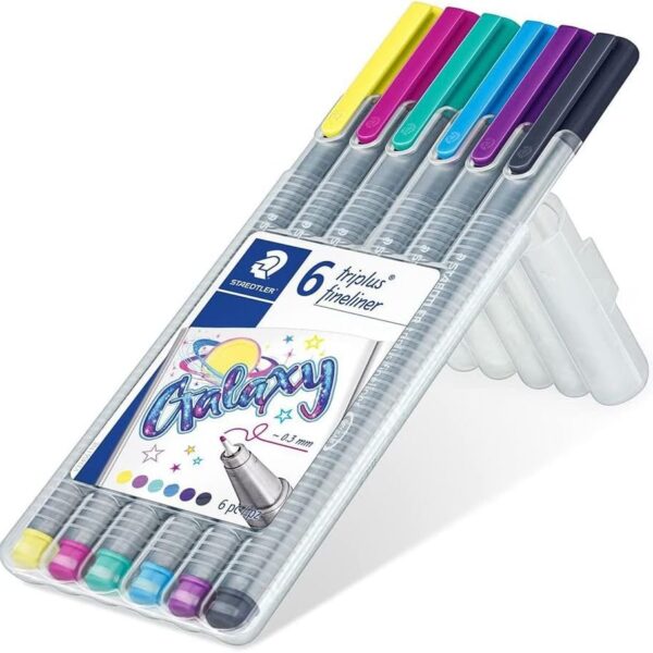 CANETA FINE STAEDTLER TRIPLUS 0.3 EST C/6 GALAXIA